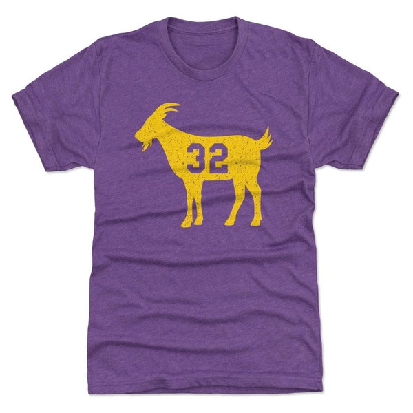 Magic Johnson Men's Premium T-Shirt - Los Angeles Pop Culture Los Angeles GOAT 32 WHT