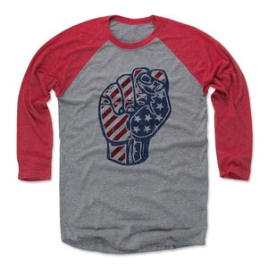American Pride Men's Baseball T-shirt Usa Usa Patriotic Fist