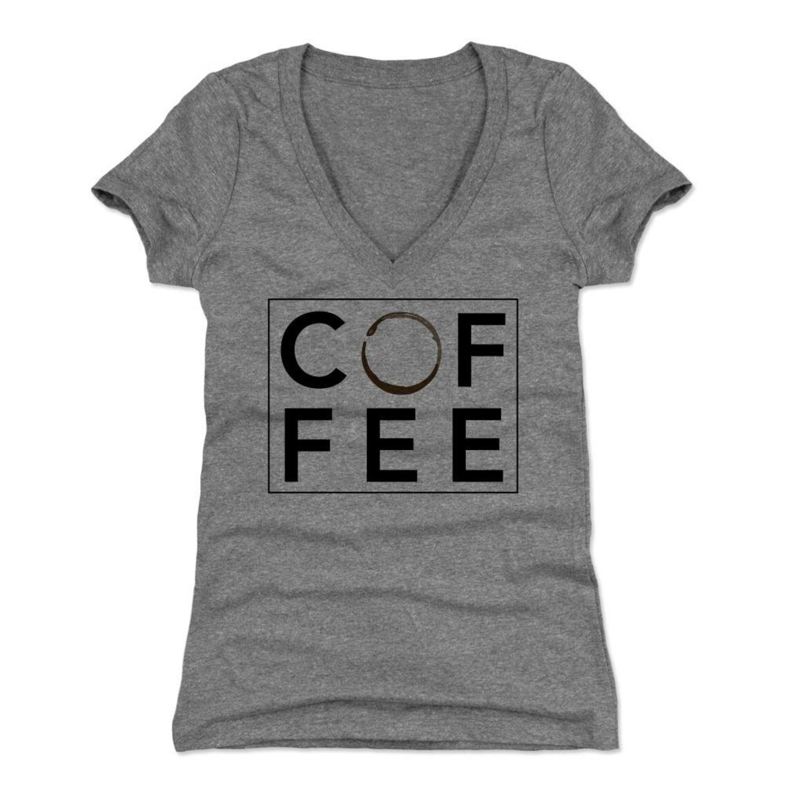 Funny Coffee Women's VNeck TShirt Coffee Lovers Etsy Nederland