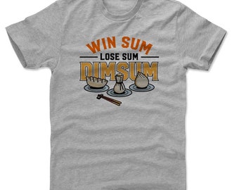 Chinese Food Men's Cotton T-Shirt - Chinese Lifestyles Win Sum, Lose Sum, Dimsum