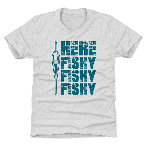 Funny Fishing Kids T-shirt Funny Outdoors Here Fishy Fishy Fishy -   Canada