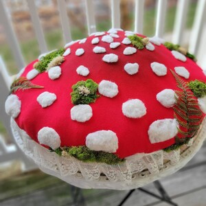 Custom Mossy Mushroom Hat - Made to Order / Unique Details