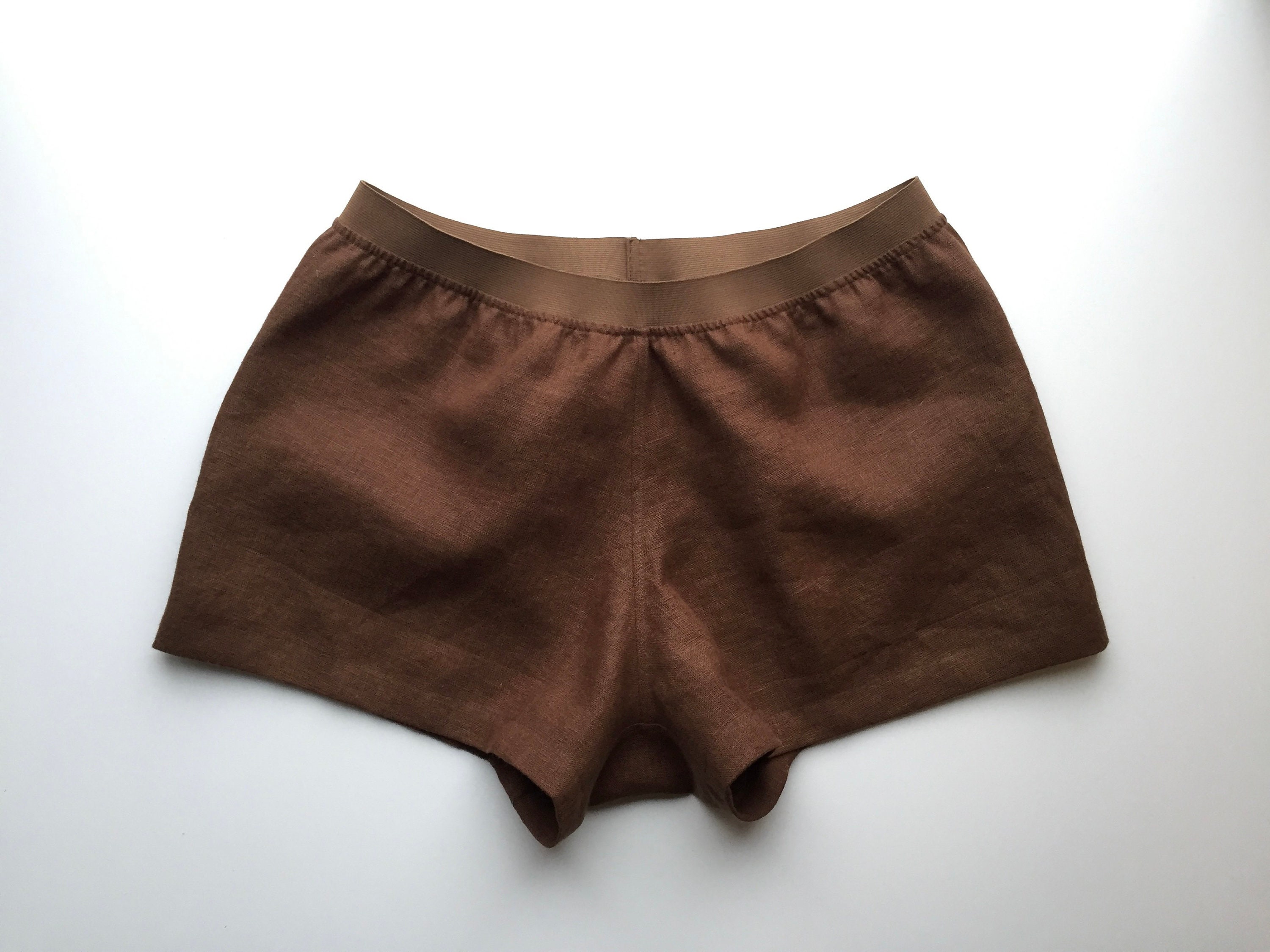 100 Linen Underwear Men Shorts Linen Boxers Etsy