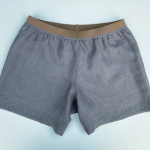 100 % Linen Underwear Men Shorts Linen Boxers