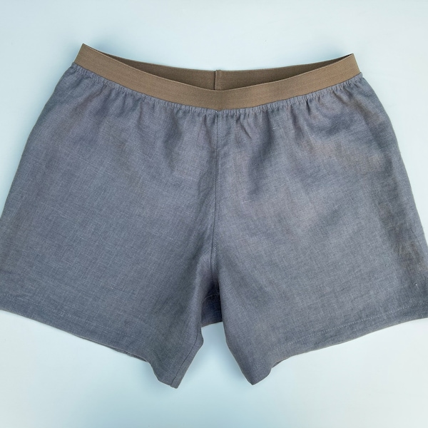 100 % Linen Underwear Men Shorts Linen Boxers