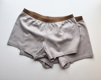 Grey Linen Underwear Men