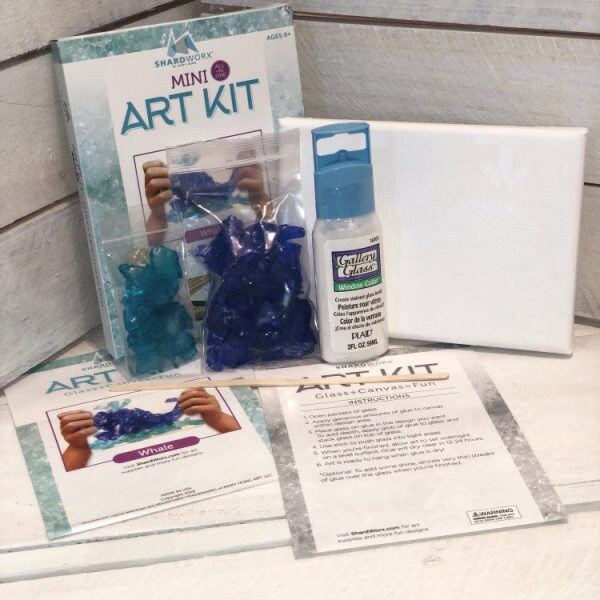 Mini DIY Glass Wall Art Crafts Coastal Beach Gifts Crushed Etsy