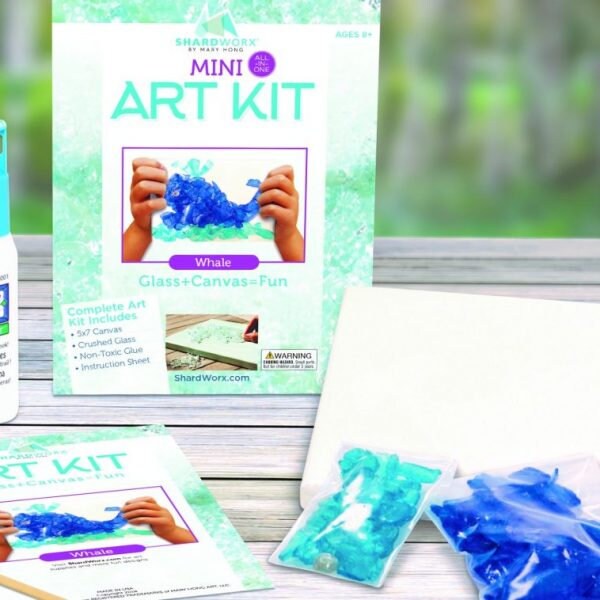 Mini DIY Glass Wall Art Crafts Coastal Beach Gifts Crushed Etsy