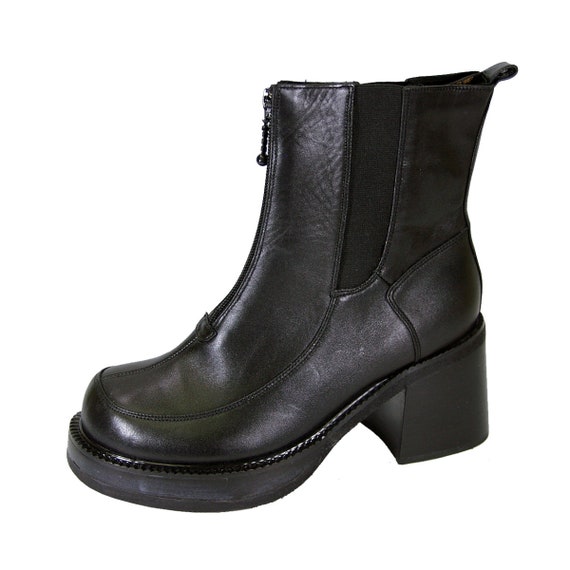 womens wide width leather boots