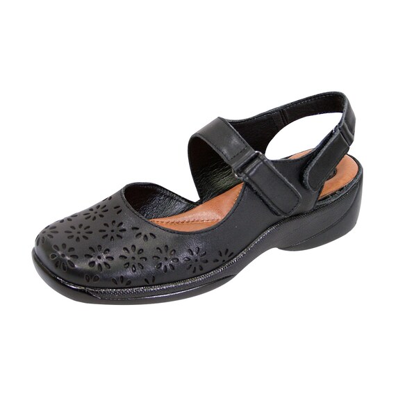 Peerage Kylie Women Wide Width Leather Slingback Comfort Etsy