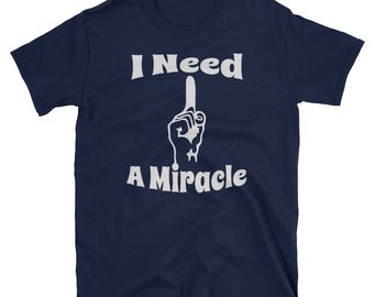 Grateful Dead I Need A Miracle T-Shirt – Finger Up Graphic Jam Band Tee – Vintage Style Deadhead Shirt – Concert Music Gift