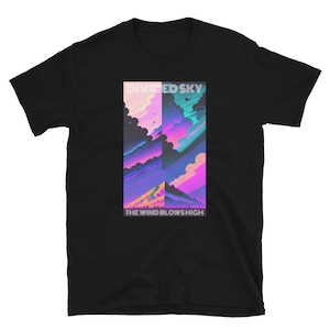 Phish Divided Sky T-Shirt – Colorful Artistic Jam Band Tee – Vintage Style Phish Song Shirt – Concert Fan Gift