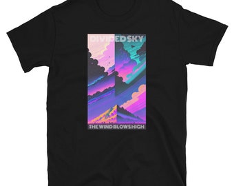 Phish Divided Sky T-Shirt – Colorful Artistic Jam Band Tee – Vintage Style Phish Song Shirt – Concert Fan Gift