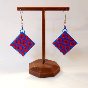 Phish Earrings – Fishman Donut Pattern 3D Printed Jewelry – Jam Band Inspired Accessories – Phish Fan Gift