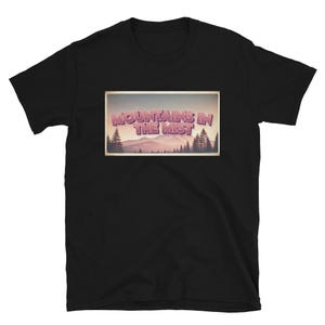 Camiseta Phish Mountains in the Mist – Camiseta estilo cartão postal vintage para banda Jam – Presente para show de fã do Phish