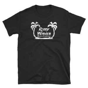 Phish Ruby Waves Beach Co. T-Shirt – Distressed Palm Tree Graphic Jam Band Tee – Vintage Style Phish Song Shirt – Music Fan Gift