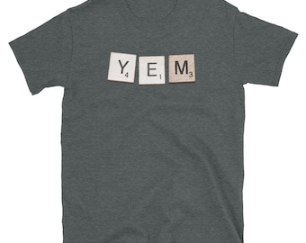 Phish YEM T-Shirt – You Enjoy Myself Scrabble Tile Design Tee – Classic Jam Band Lyric Shirt – Vintage Phish Fan Music Gift