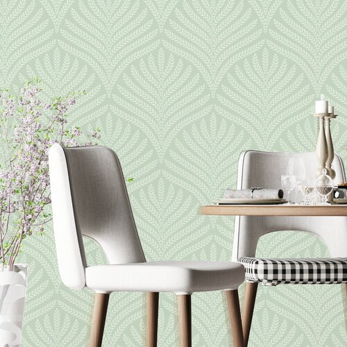 Green Art Deco Self Adhesive Wallpaper Vintage Peel and Etsy