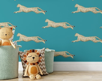 Realistic Cheetah Spot Wallpaper, Jungle Safari Wall Decor, Leopard Animal  Fur Pelt, Teen Girl Diva Den, Babe Cave 12x9 Sample G67461 