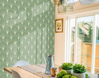 Art Deco Wallpaper Etsy