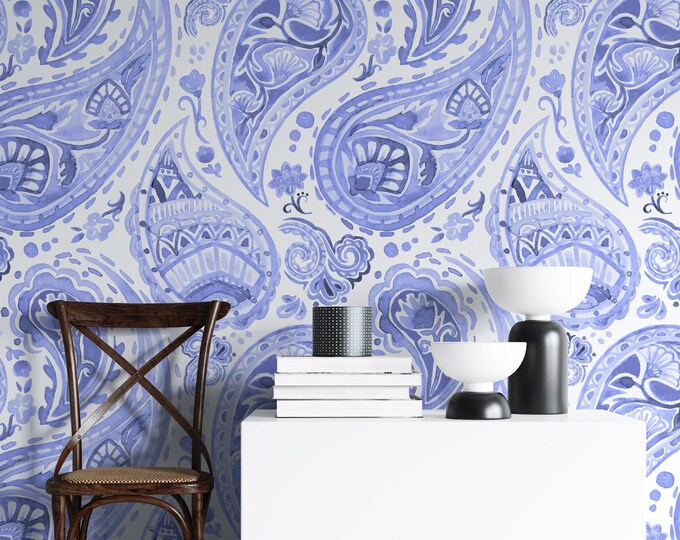 Red Rose Peel and Stick Wallpaper Sketch Floral Self Etsy