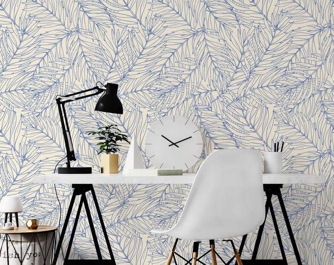 Coastal Blue Wallpaper Peel and Stick Beach Self Adhesive - Etsy