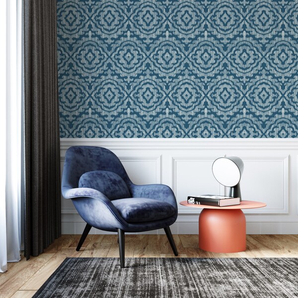 Ikat Wallpaper - Etsy
