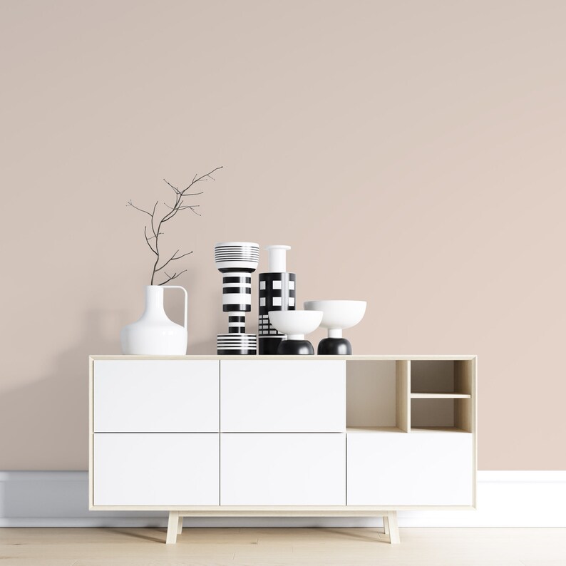 Solid Color Wallpaper Peel and Stick Custom Color Wallpaper Etsy