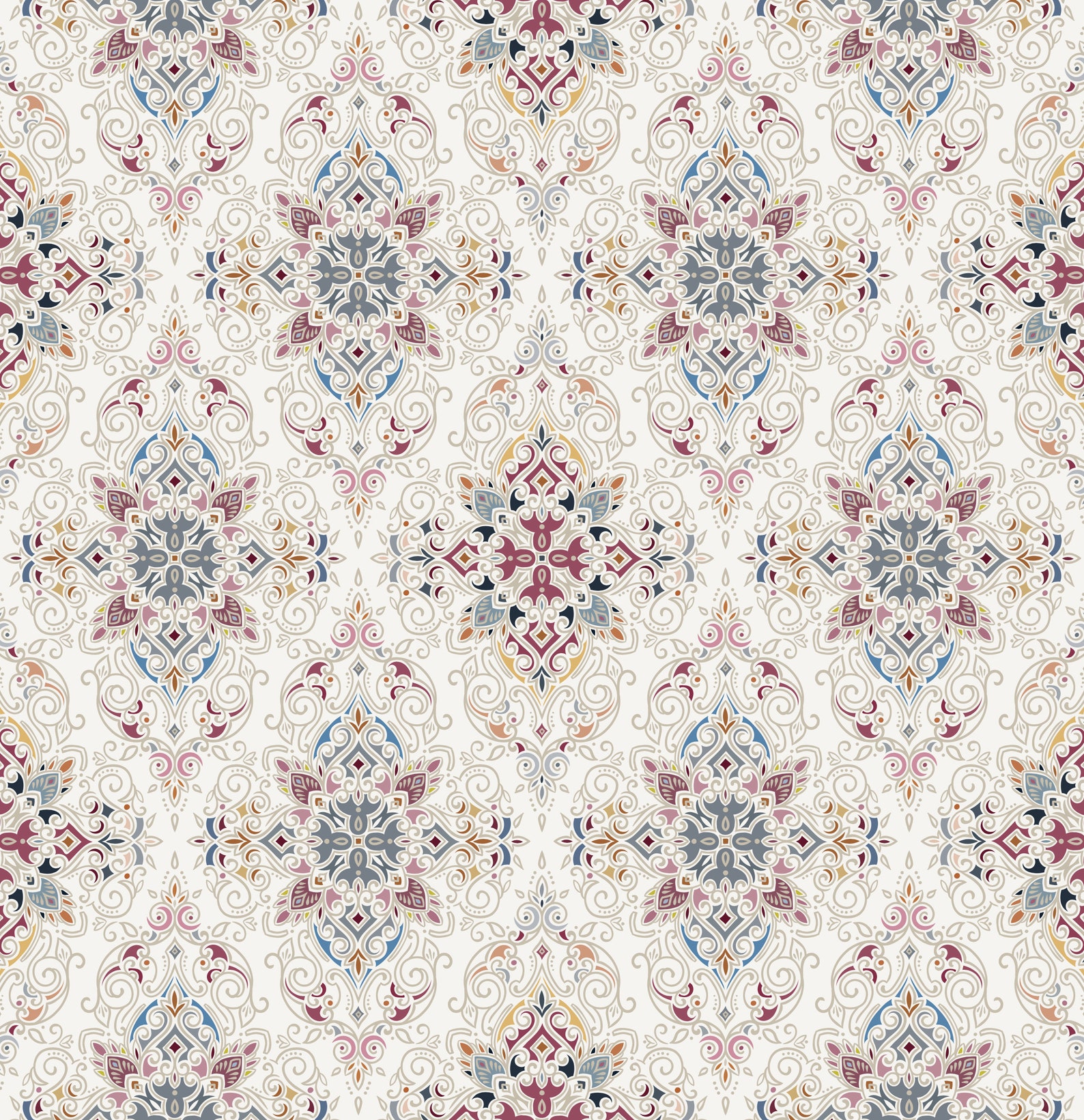 Moroccan Wallpaper Peel and Stick Croatian Tile Effect Self Etsy