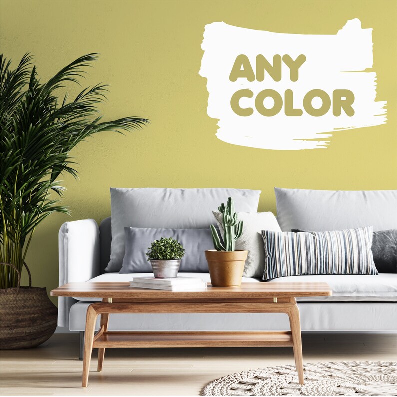 Solid Color Wallpaper Peel and Stick Custom Color Wallpaper Etsy