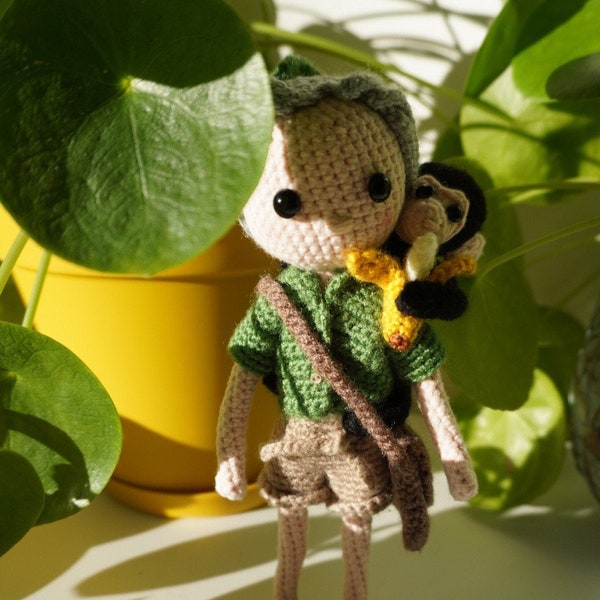 Jane the Primatologist crochet pattern