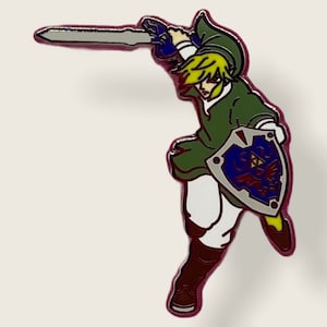 Link Hard Enamel Pin - lapel pin - bag pin - hat pin - holiday - Christmas gift - birthday gift