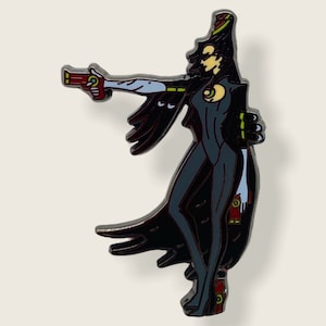 Bayonetta Hard Enamel Pin - lapel pin - bag pin - hat pin - holiday - Christmas gift - birthday gift