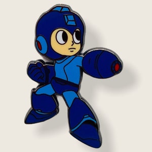Megaman Hard Enamel Pin - lapel pin - bag pin - hat pin - holiday - Christmas gift - birthday gift