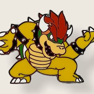 Bowser Hard Enamel Pin - lapel pin - bag pin - hat pin - holiday - Christmas gift - birthday gift