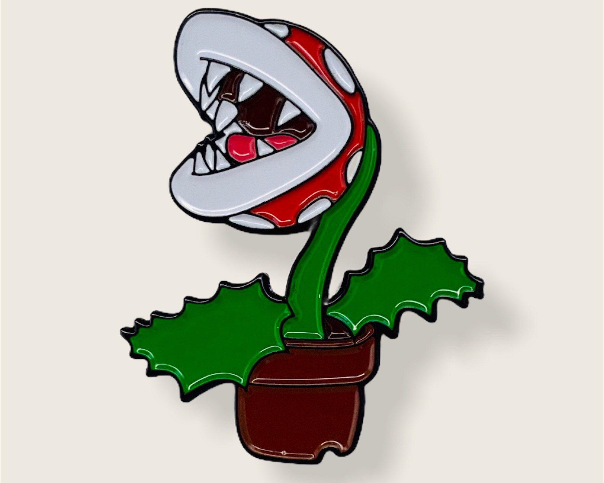 Piranha Plant Soft Enamel Pin Lapel Pin 