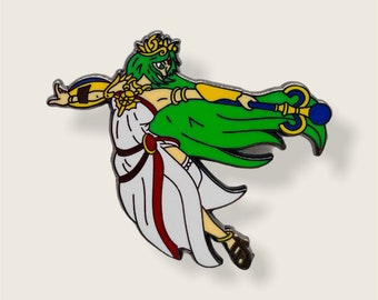 Palutena Hard Enamel Pin - lapel pin - bag pin - hat pin - holiday - Christmas gift - birthday gift