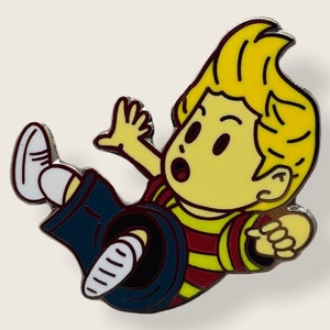 Lucas Hard Enamel Pin - lapel pin - bag pin - hat pin - holiday - Christmas gift - birthday gift