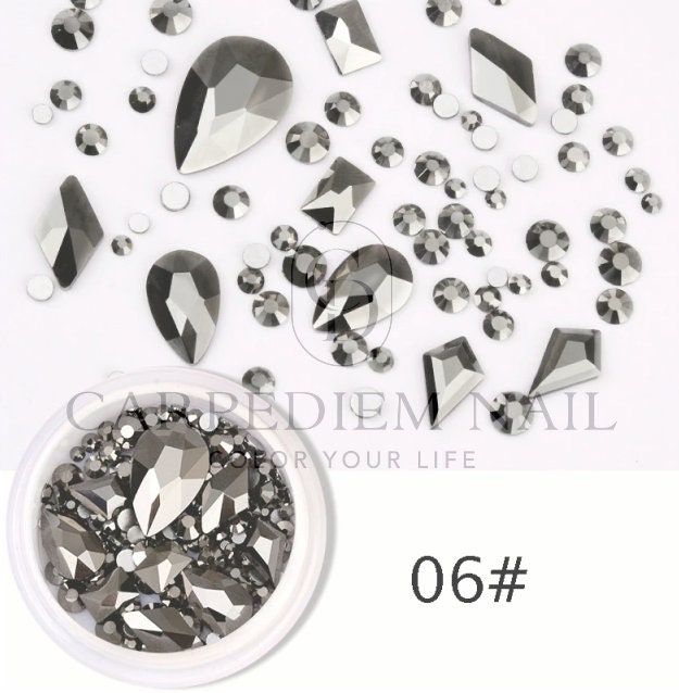 Multi Sizes Shapes Colors Flatback Rhinestones Crystal Diamond 3D