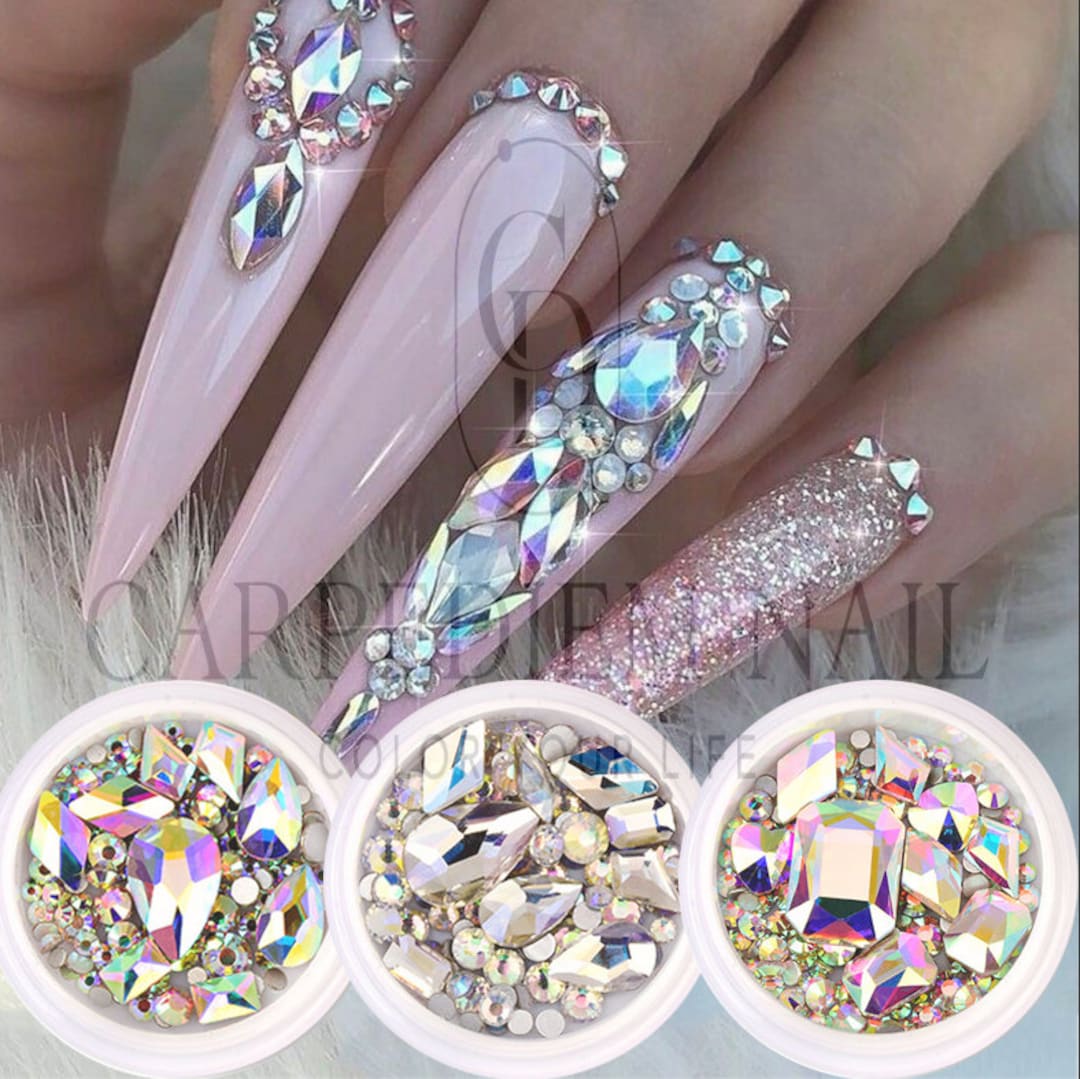 Pacchetto all'ingrosso all'ingrosso Ss3 - Ss30 strass Flatback in vetro