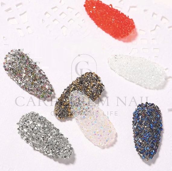 Glass Nail Rhinestones for Nails Art Decorations / Multi Size Mixed Nail  Art Decal/ Decoration 3D Gems Stud Charm Rhinestones/jewelry Crafts 