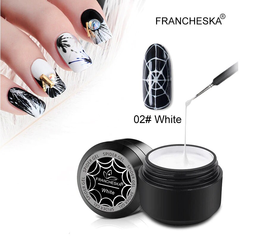 Spider Gel Nagellack 8 Ml – UV/LED Aushärtend Für Spinnenmuster & Nageldesign | Vegan & Tierversuchsfrei