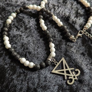 DARK LORD II : One of a kind, Lucifers sigil, Satanic, Baphomet, Satan, Left Hand Path Lucifer Necklace