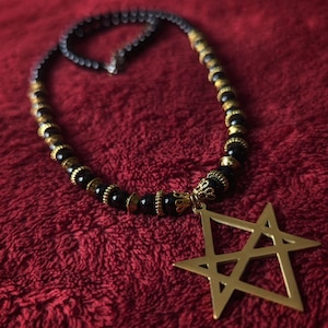 THELEMA : One of a kind Thelemic necklace, Love is the Law, Occult jewelry,  Babalon, Thelema, Aleister Crowley, 93 93/93