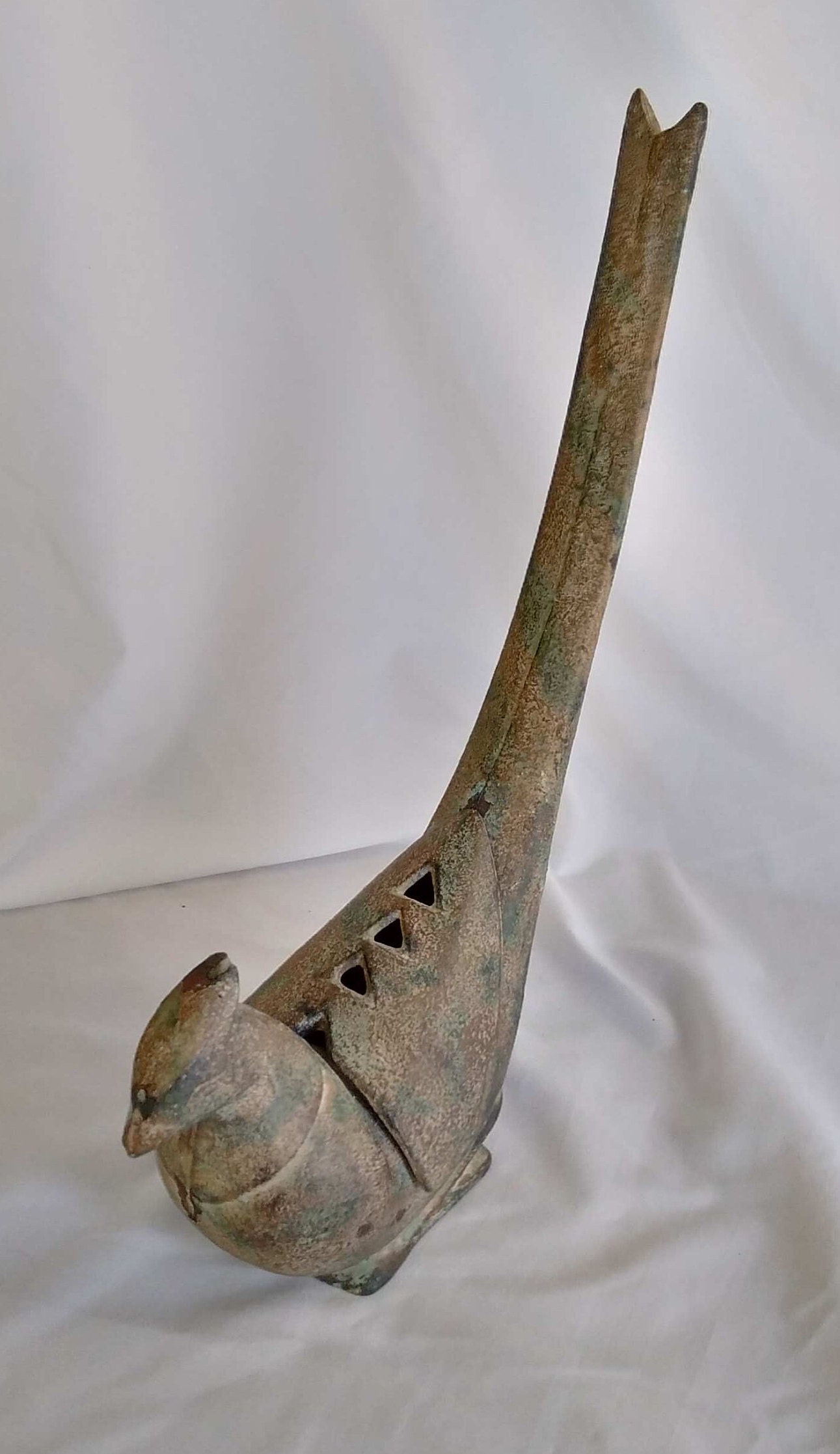 Vintage Japanese Cast Iron Bird of Paradise/pheasant/peacock Etsy