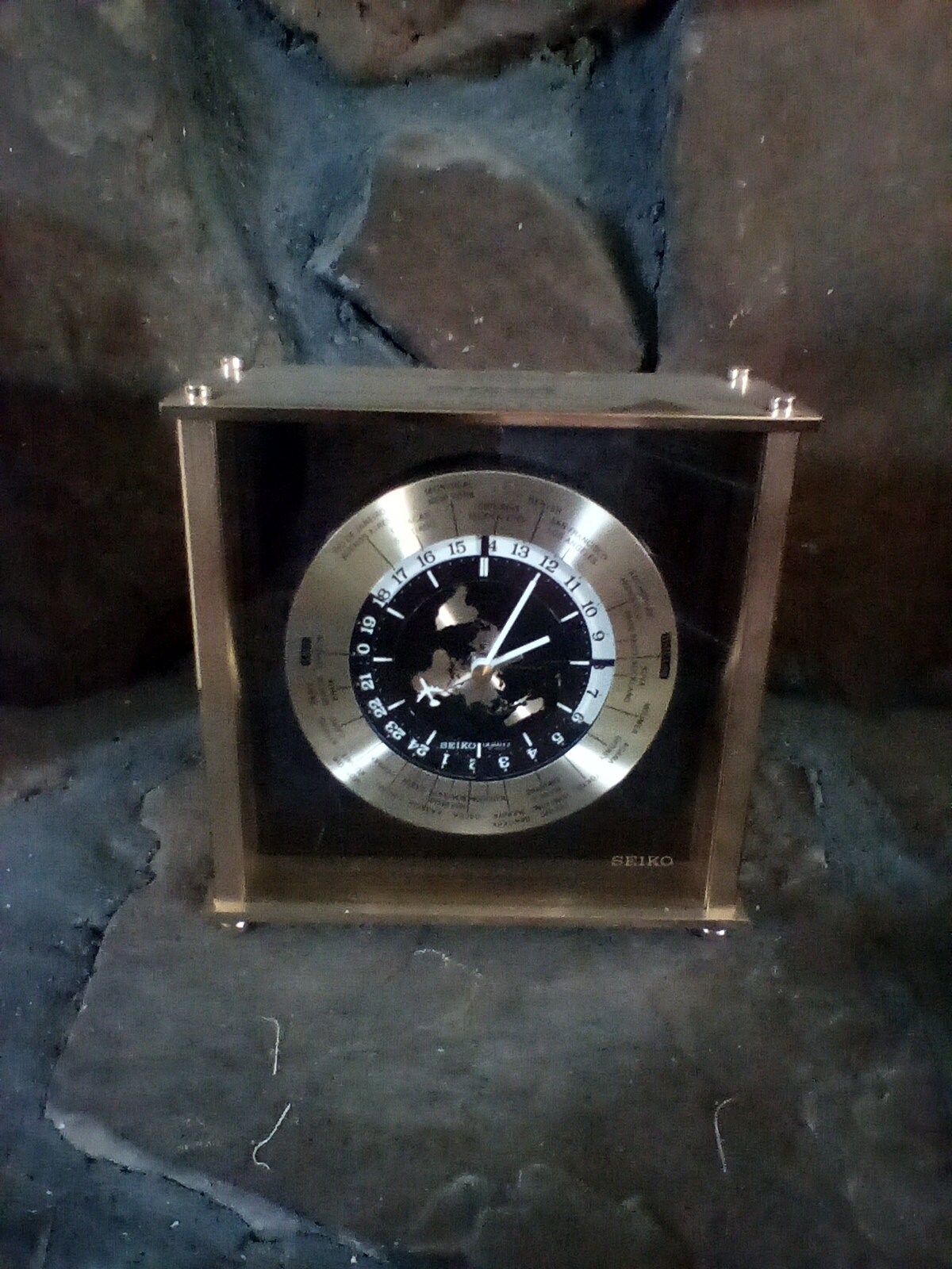 Seiko World Mantle Clock With Airplane Second Hand QQZ885A - Etsy India