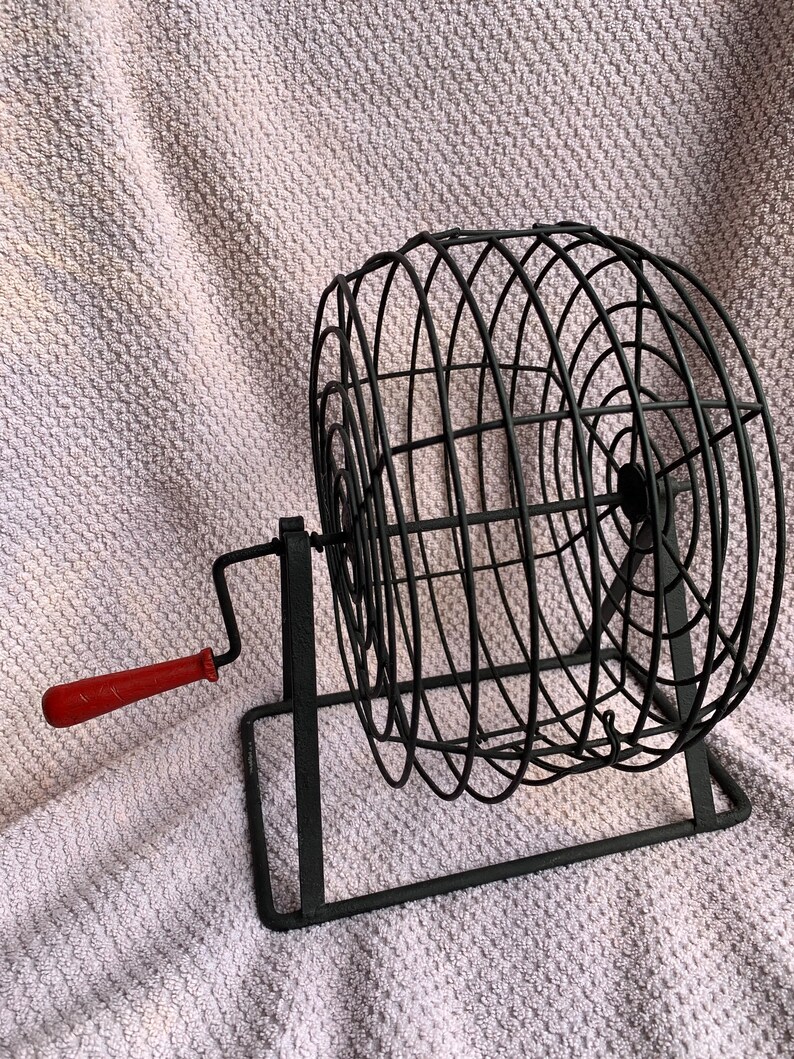 Vintage Bingo Ball Dispenser Etsy