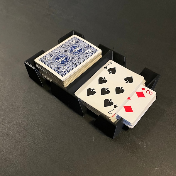 Playing Card Tray for Canasta, Uno, and More