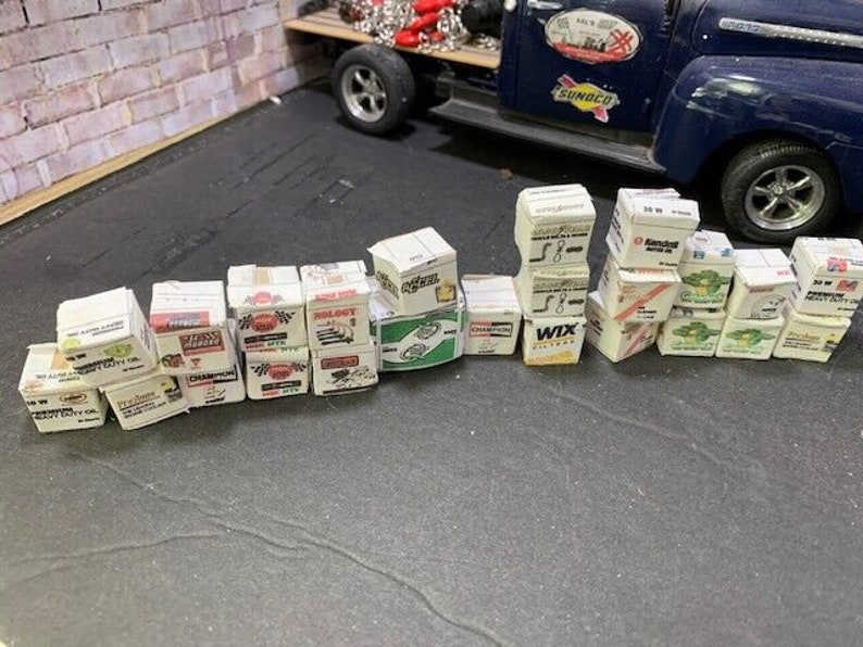 1/24 G Scale Diorama Parts Boxes Templates Etsy