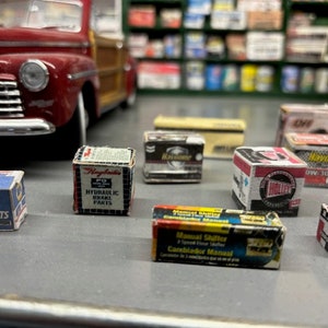 1/18 scale diecast diorama  accessory parts boxes lot 7